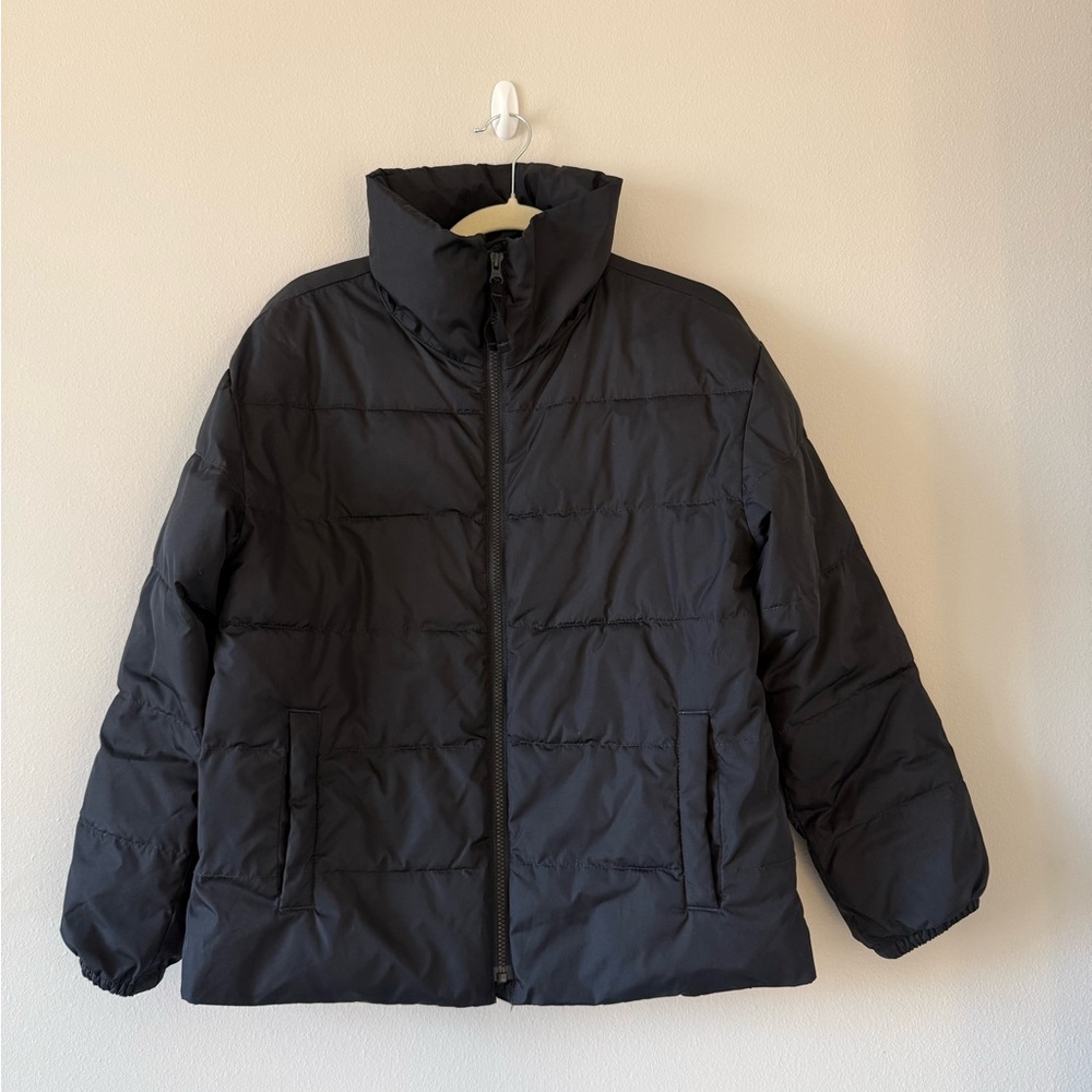 J. Crew Classic Black Puffer Jacket XS